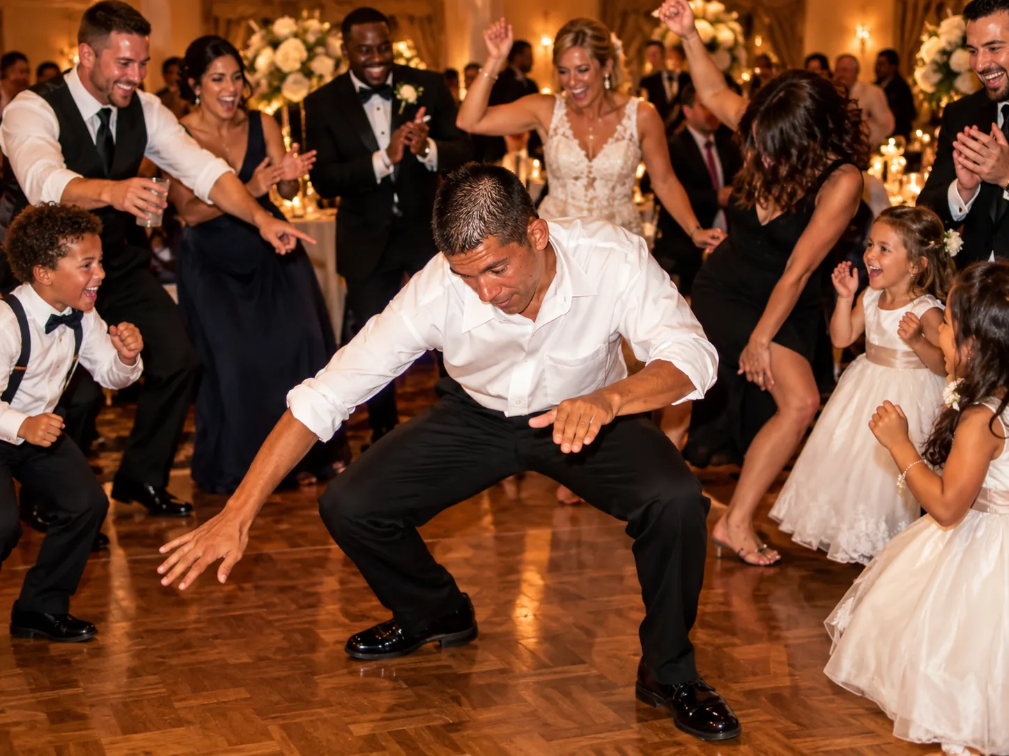 Guests dancing at a Groove Carolina event